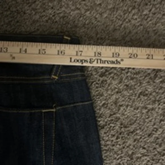 Women's Your Indies Image Jeans Size L Blue Denim Flare Leg - Picture 6 of 6